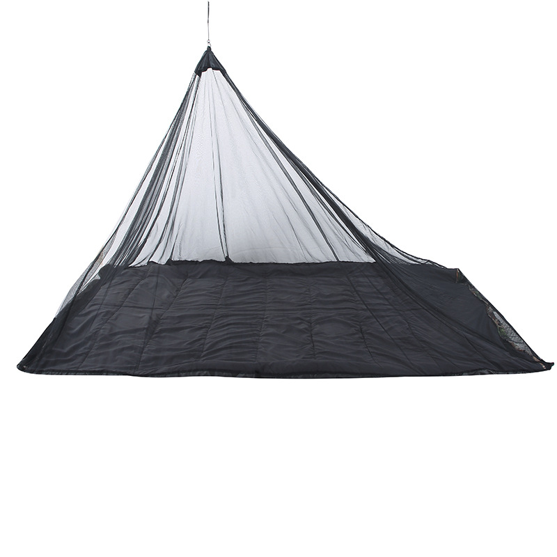 Cheap Goat Tents Outdoor CampingThicken Tent Ultralight Mosquito Repellent Mesh Net One Person Insect Bugs Shelter Pyramid Mesh Net Camping Tent   